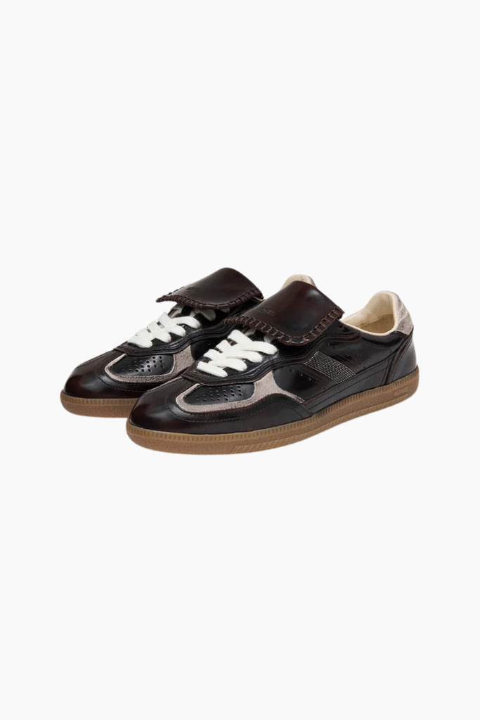 Tb.490 Club Brushed Dark Chocolate Leather Sneakers - Brushed Dark Chocolate - Alohas