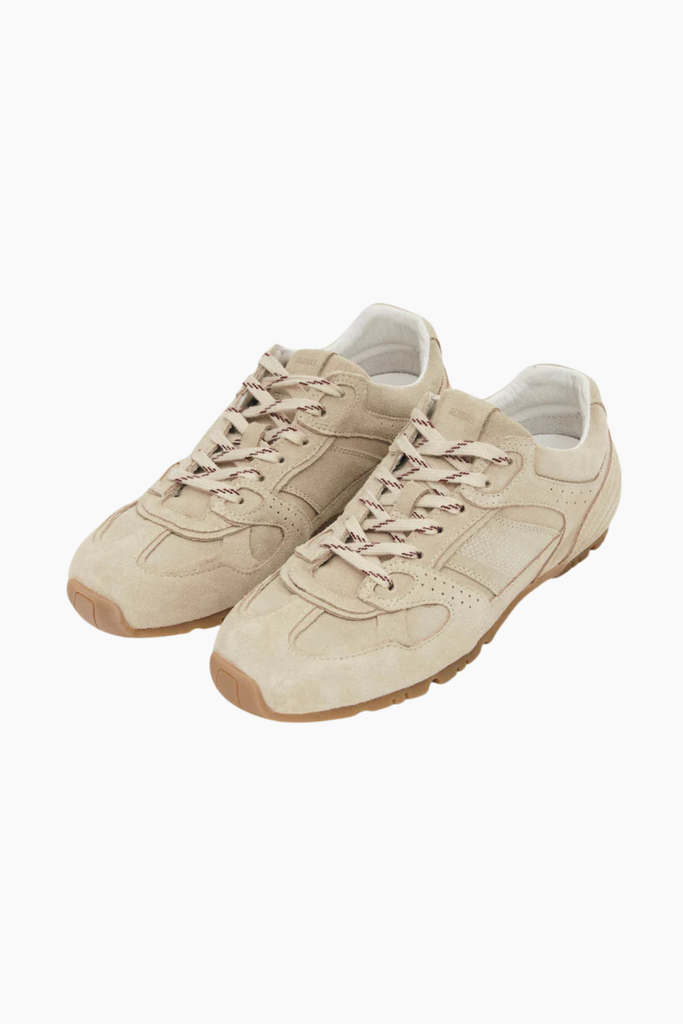 Tb.56 Suede Cream Leather Sneakers - Suede Cream - Alohas