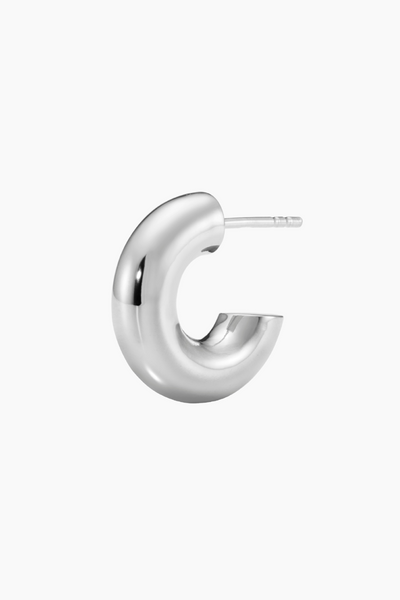 Tempelhofer Hoop - Silver - Maria Black