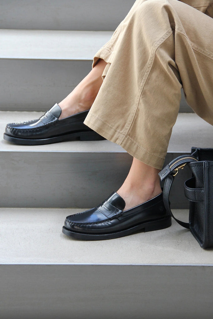The Norah Loafers - Black Polido - Playboy