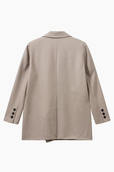 The Short Blazer - Creamy Grey - H2O Fagerholt-1