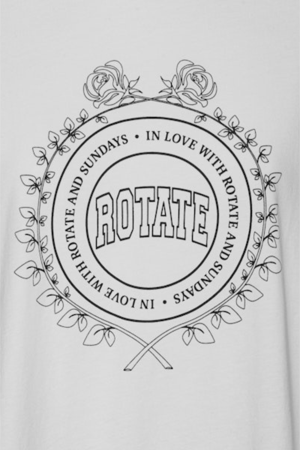 Thin Jersey Oversized T-shirt - Bright White - ROTATE