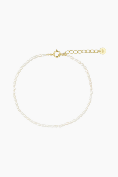 Tiny Pearl Bracelet - Guld - Sorelle