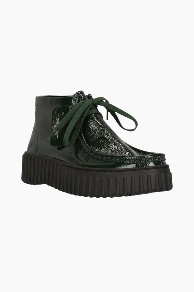 Torhill Moss D - Green Patent - Clarks