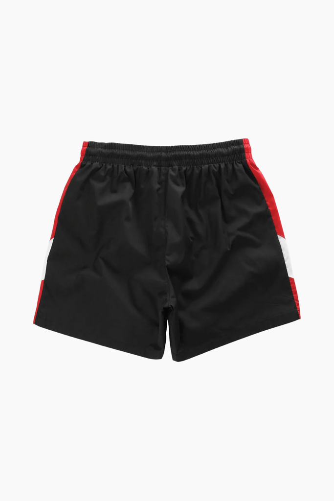 Track Shorts 2.0 - Black/Red/White - bareen