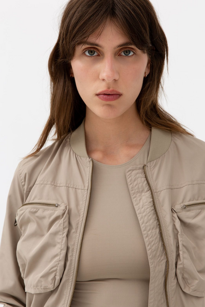Tracko Jacket - Creamy Grey - H2O Fagerholt
