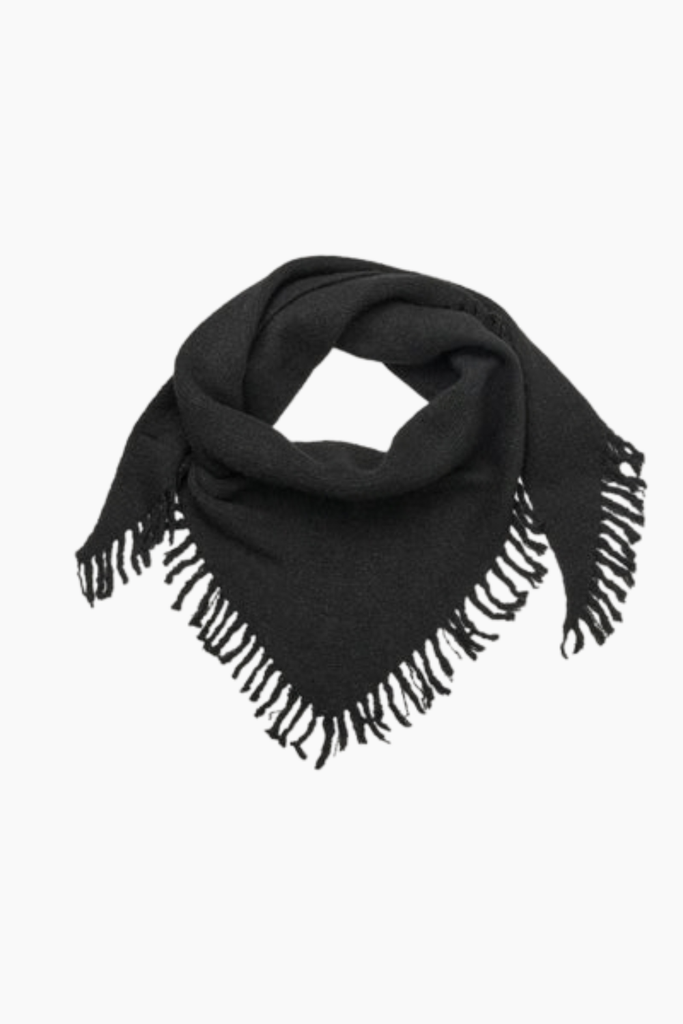 Triangle Scarf - Black - Oval Square