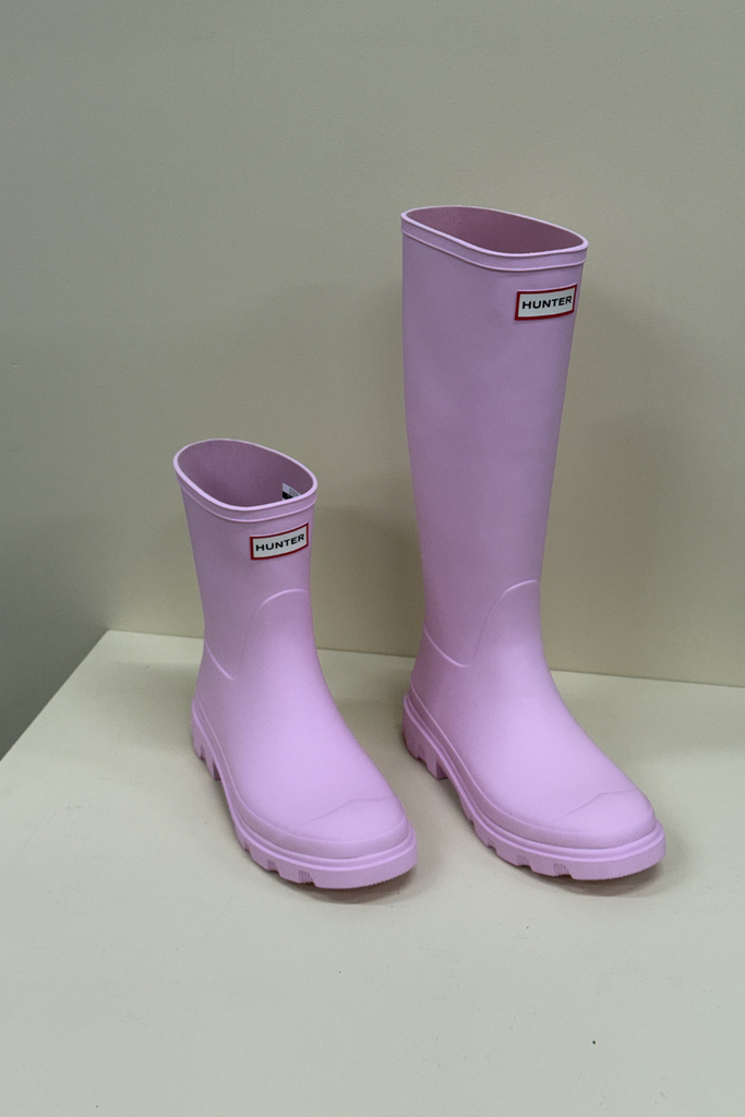 Unisex Downpour Short Boot - Parfait Pink - Hunter
