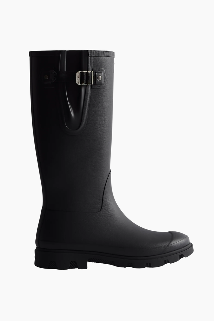 Unisex Downpour Tall Adjustable Boot - Black - Hunter