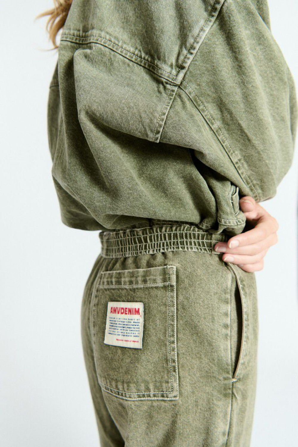 Uzatown Trousers - Olive - American Vintage