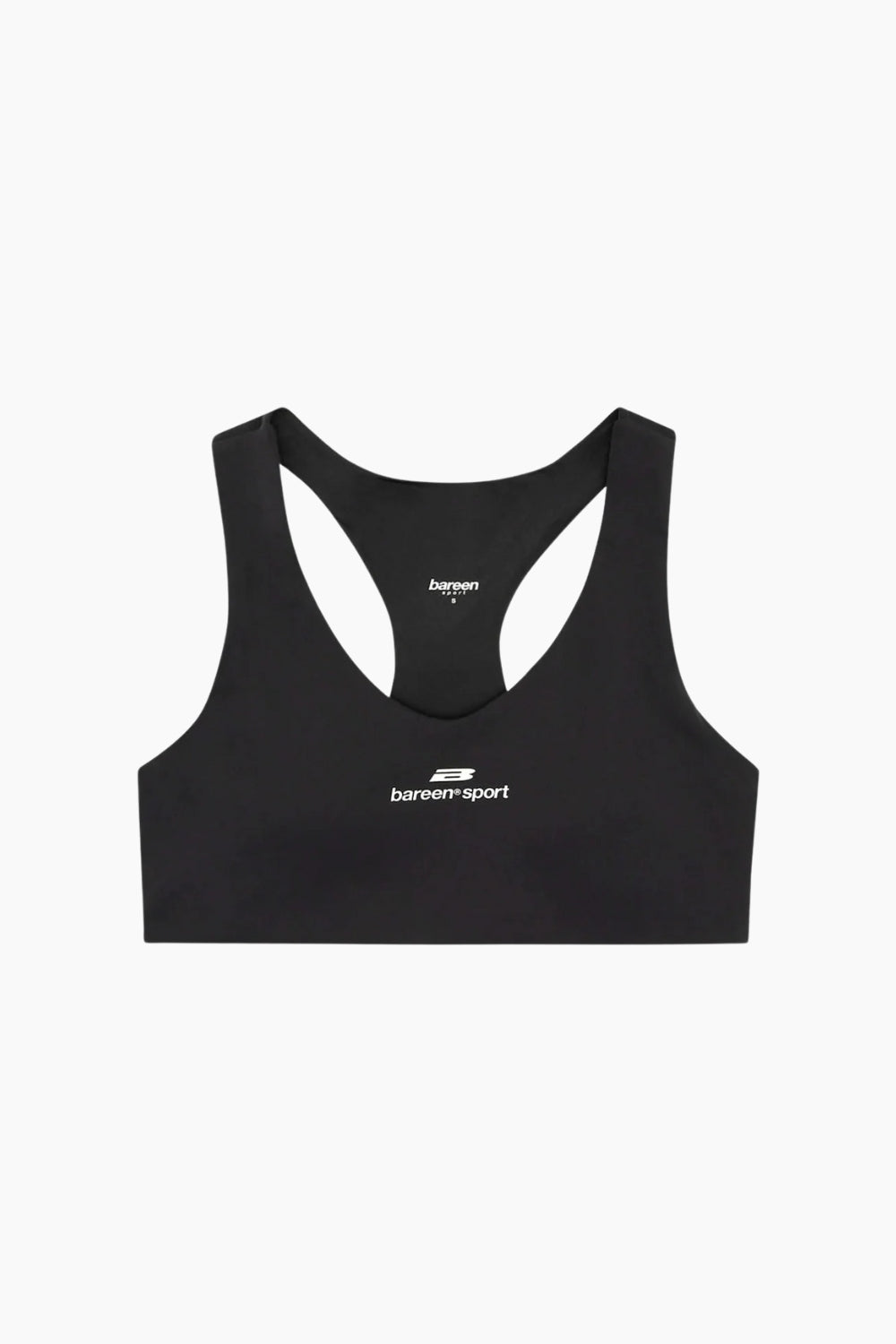 V-Neck Racer Back Bra - Black Onyx - bareen