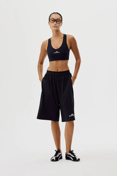 V-Neck Racer Back Bra - Black Onyx - bareen