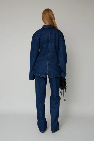 Victoria Denim Blazer -  Medium Blue - OpéraSPORT