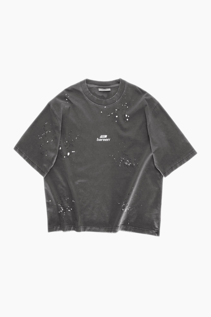Vintage Oversized Box Fit - Stone Black - Bareen