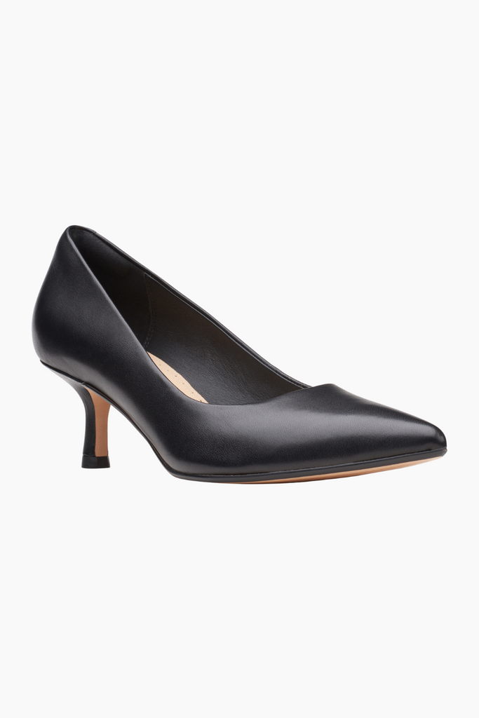 Violet55 Rae D - Black Leather - Clarks