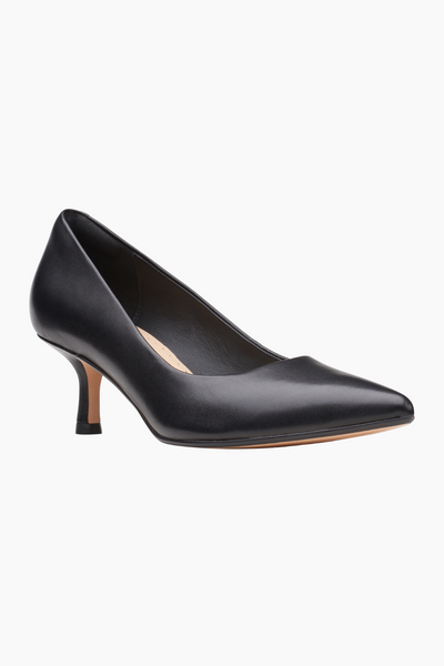 Violet55 Rae D - Black Leather - Clarks