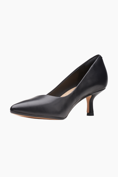 Violet55 Rae D - Black Leather - Clarks