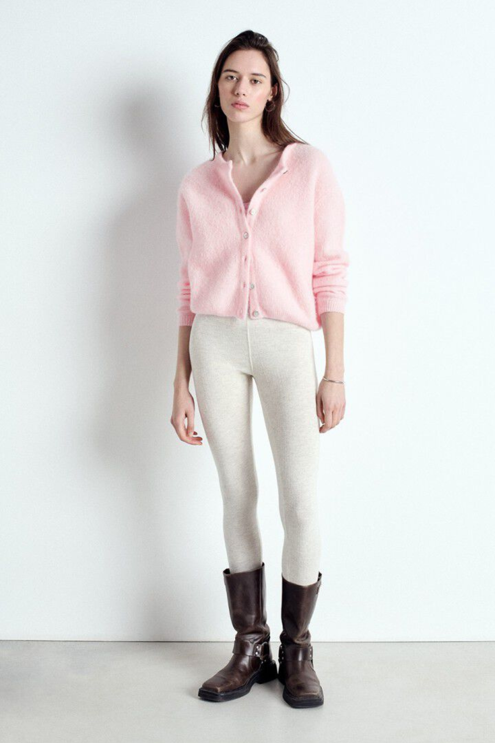 Vitow Cardigan - Sugared Almond Melange - American Vintage