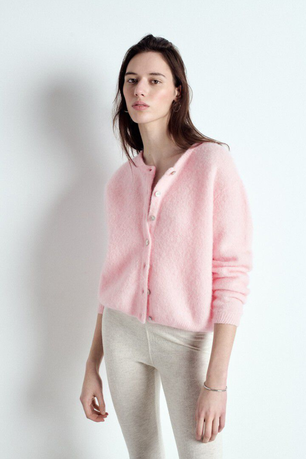 Vitow Cardigan - Sugared Almond Melange - American Vintage