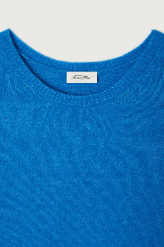 Vitow Women's Sweater - Curacao Melange - American Vintage