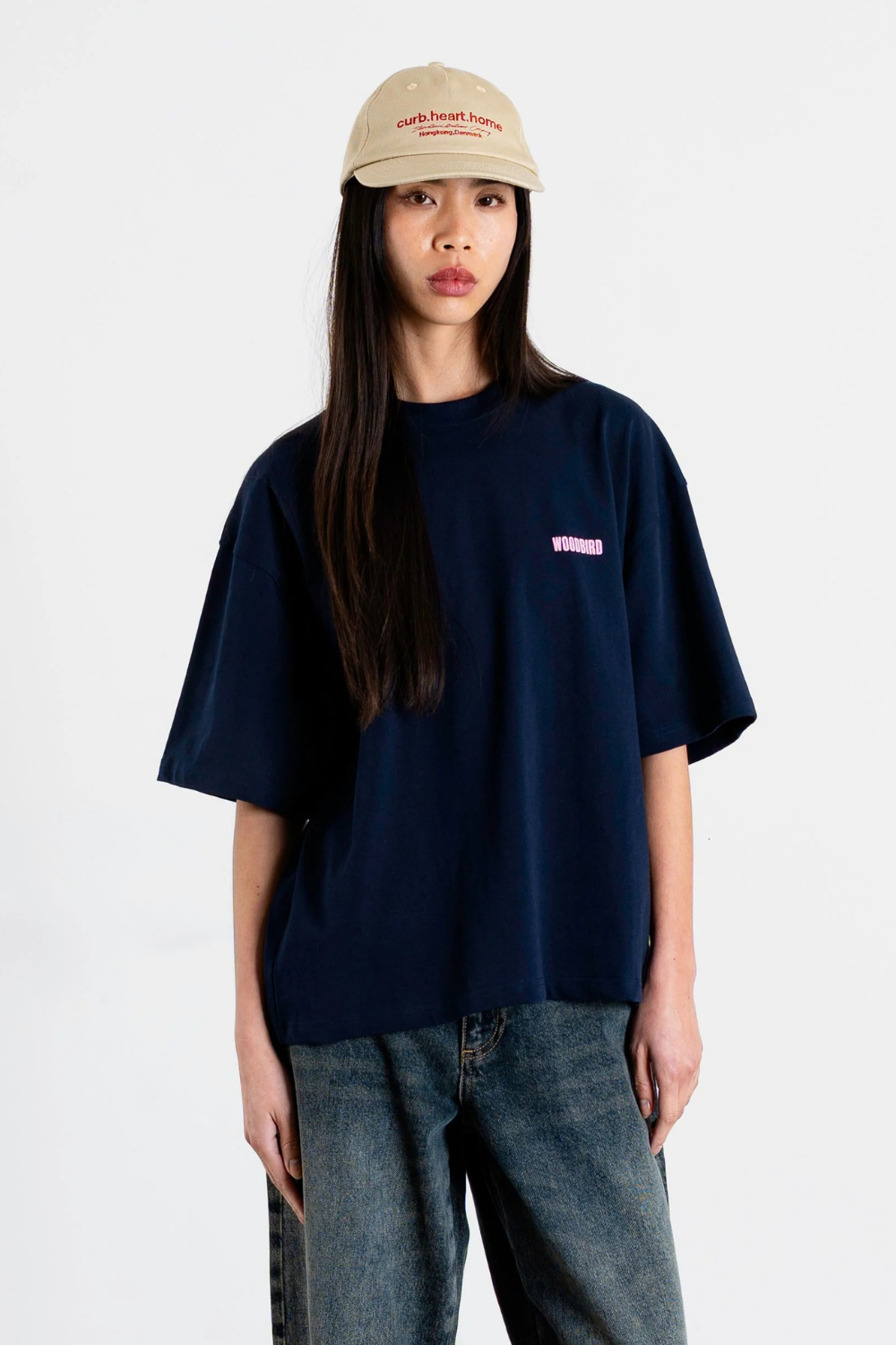 WBBalo Koi Tee - Dark Navy - Woodbird