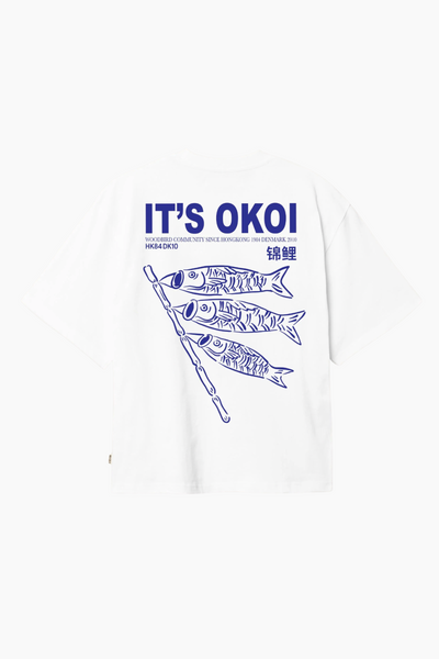 WBBalo Koi Tee - White - Woodbird