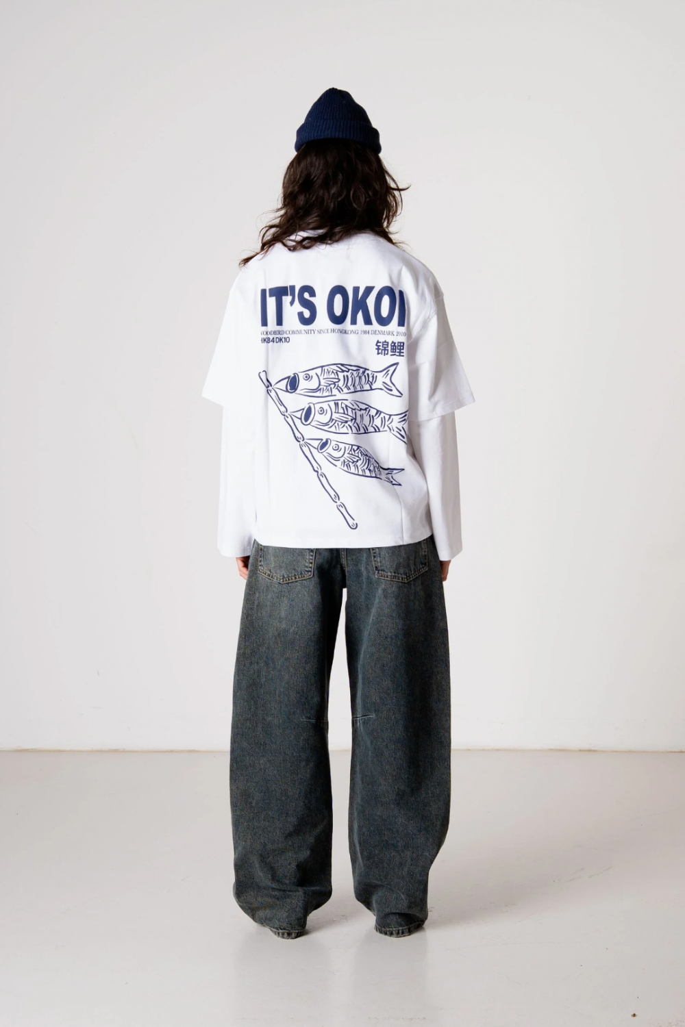 WBBalo Koi Tee - White - Woodbird