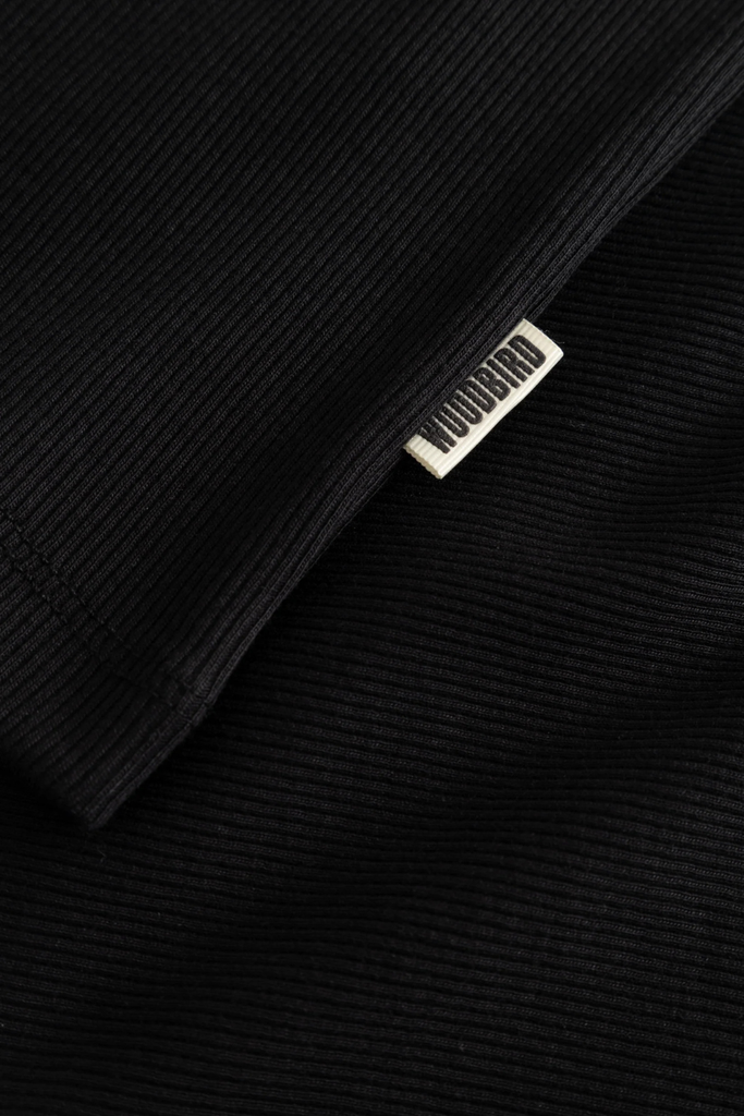 WBDee Rib Tank Top - Black - Woodbird