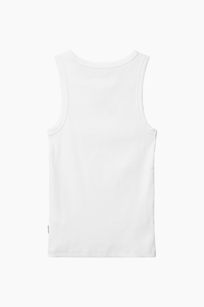 WBDee Rib Tank Top - White - Woodbird