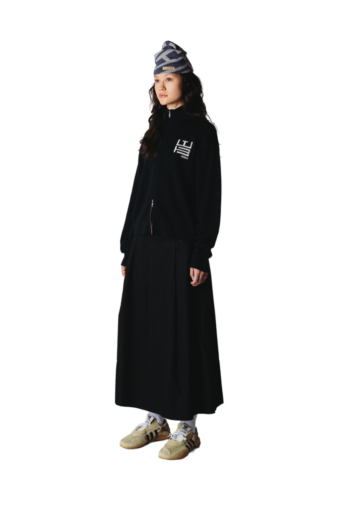 WBFang Full Zip Cardigan - Black - Woodbird