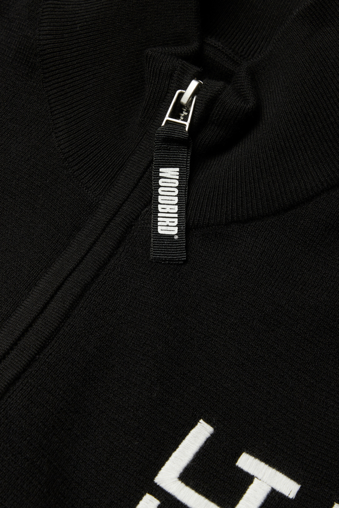 WBFang Full Zip Cardigan - Black - Woodbird