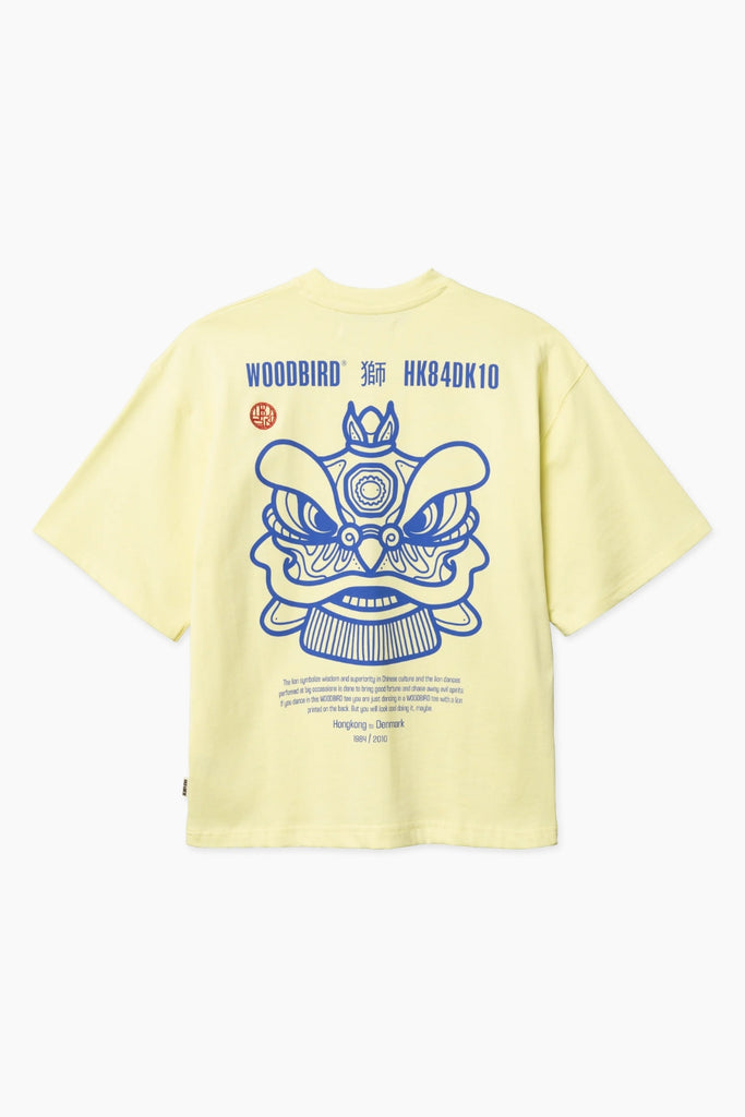 WBJuno Lion Tee - Wax Yellow - Woodbird