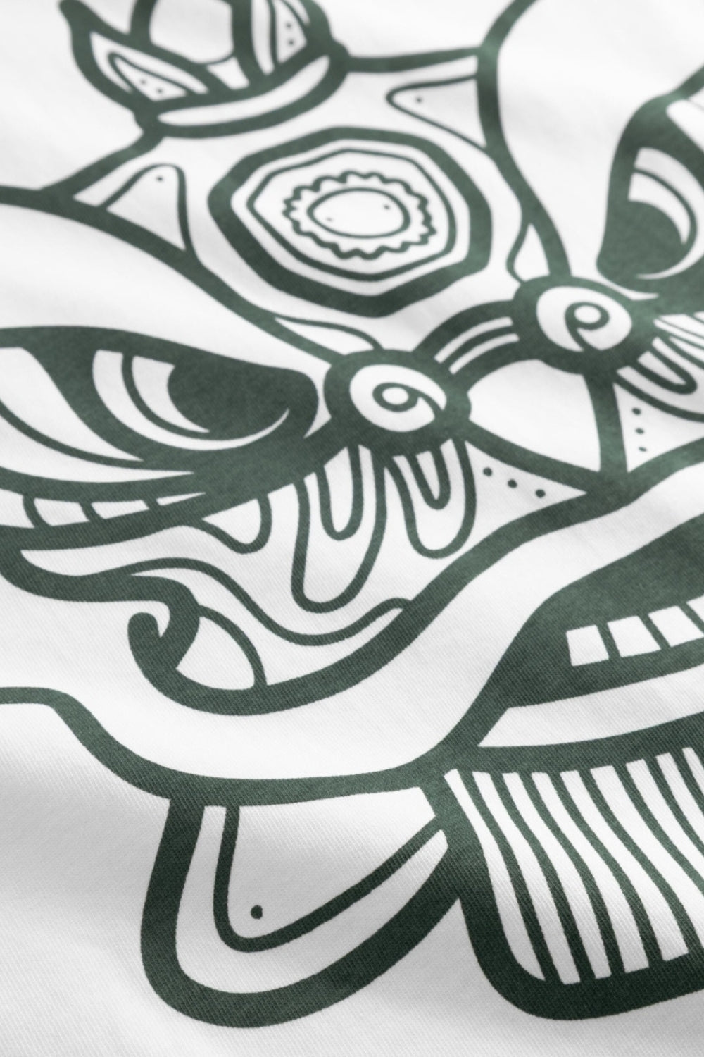 WBJuno Lion Tee - White - Woodbird