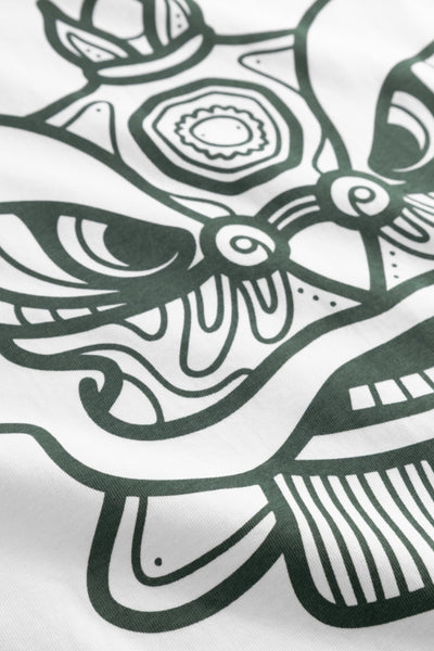 WBJuno Lion Tee - White - Woodbird