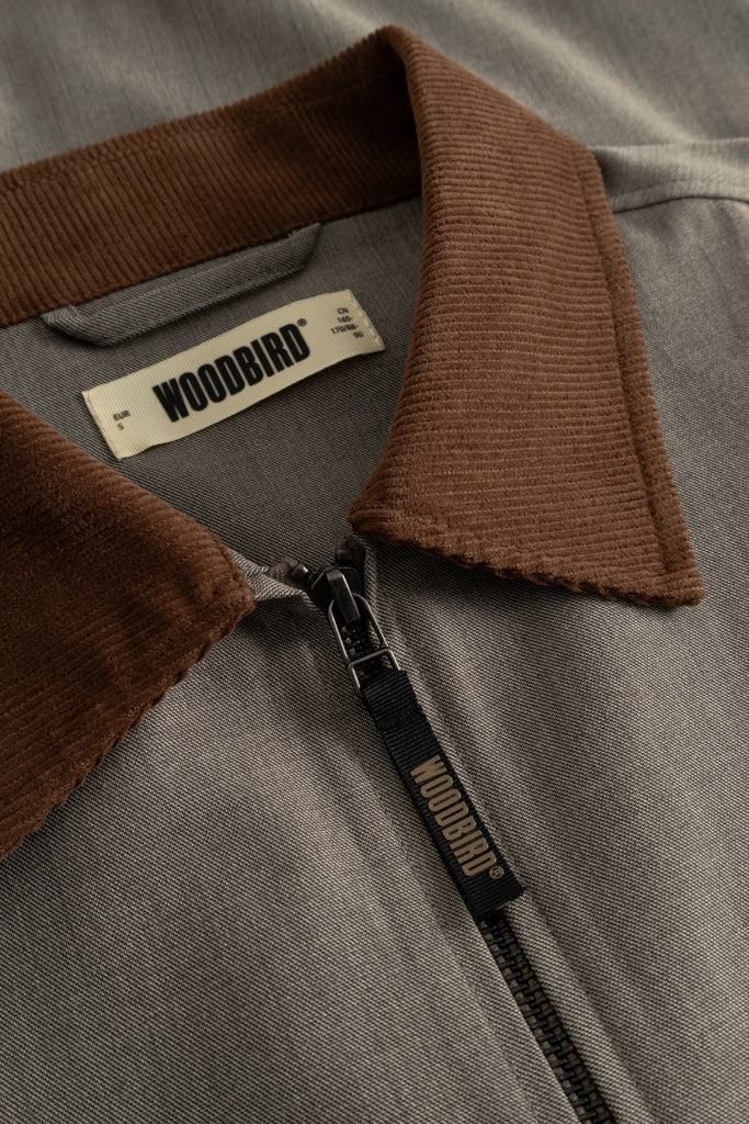 WBKin Guan Work Jacket - Sand Melange - Woodbird