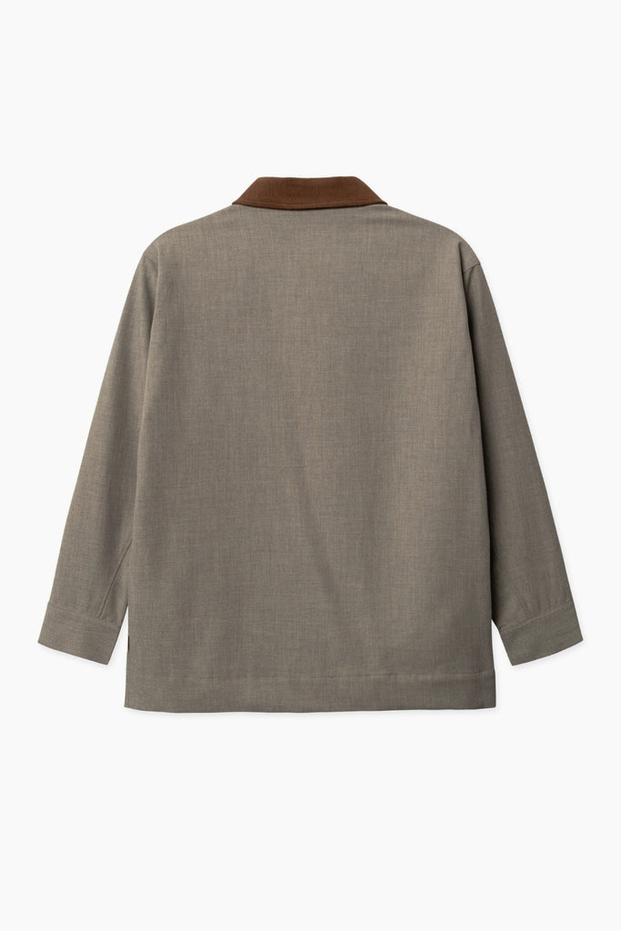 WBKin Guan Work Jacket - Sand Melange - Woodbird