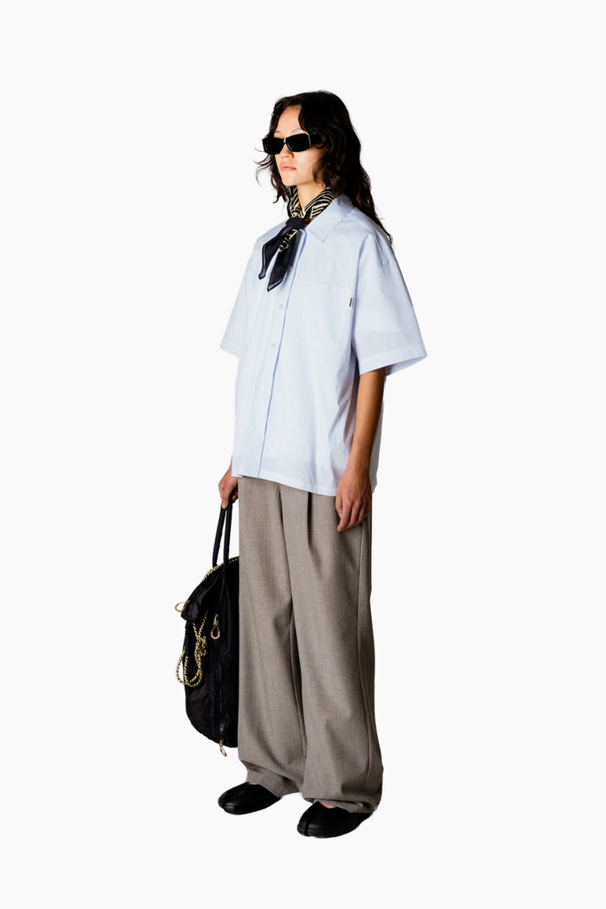 WBLuna Wok Shirt - Blue Stripe - Woodbird