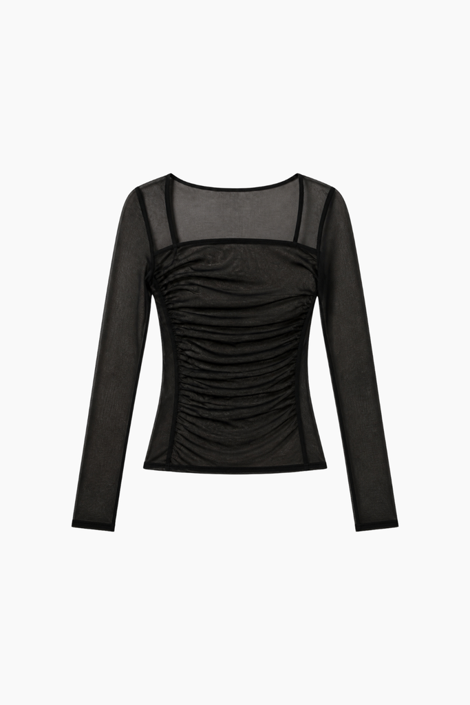 WBNao Mesh Top - Black - Woodbird
