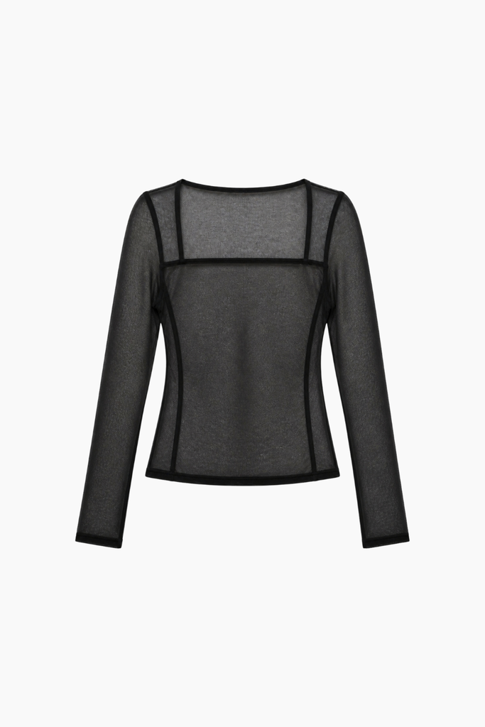 WBNao Mesh Top - Black - Woodbird