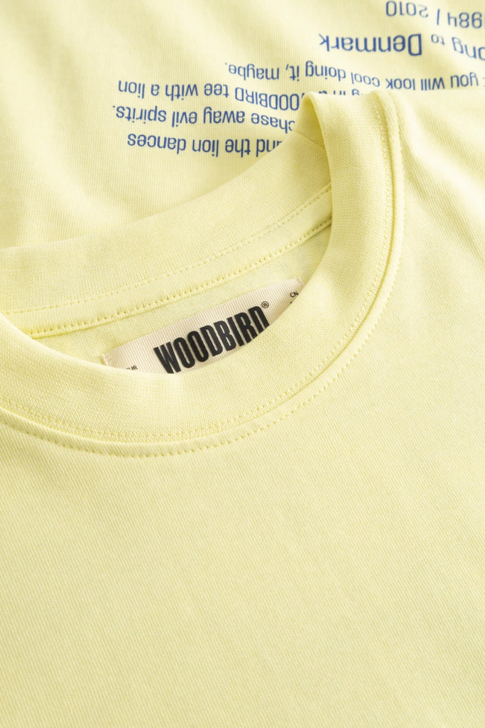 WBJuno Lion Tee - Wax Yellow - Woodbird