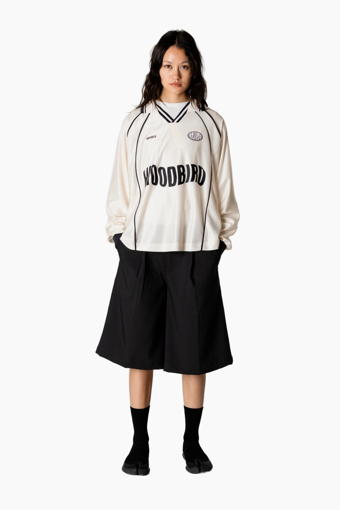 WBWaka L/S Sports Polo - Off White - Woodbird