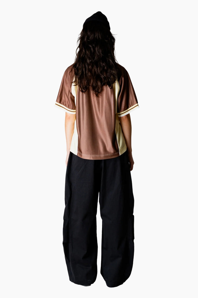 WBWaka S/S Sports Polo - Mid Brown - Woodbird