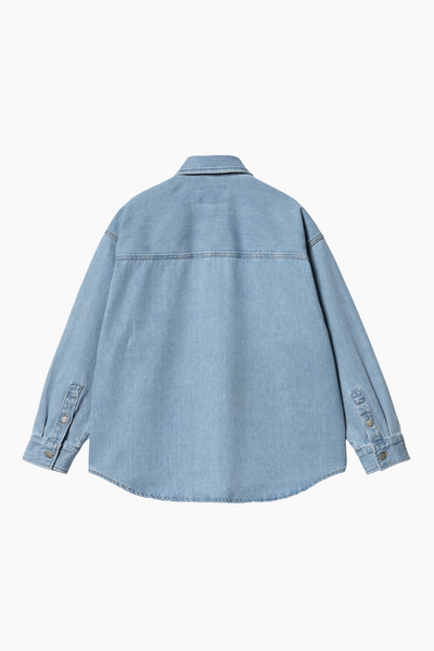 W' Alta Shirt Jac - Blue (Stone Bleached) - Carhartt WIP