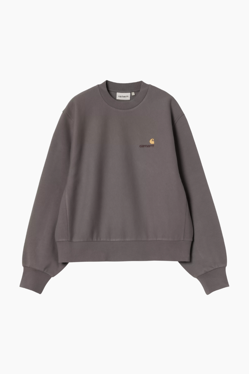 W' American Script Sweat I033649 - Porphyry - Carhartt WIP