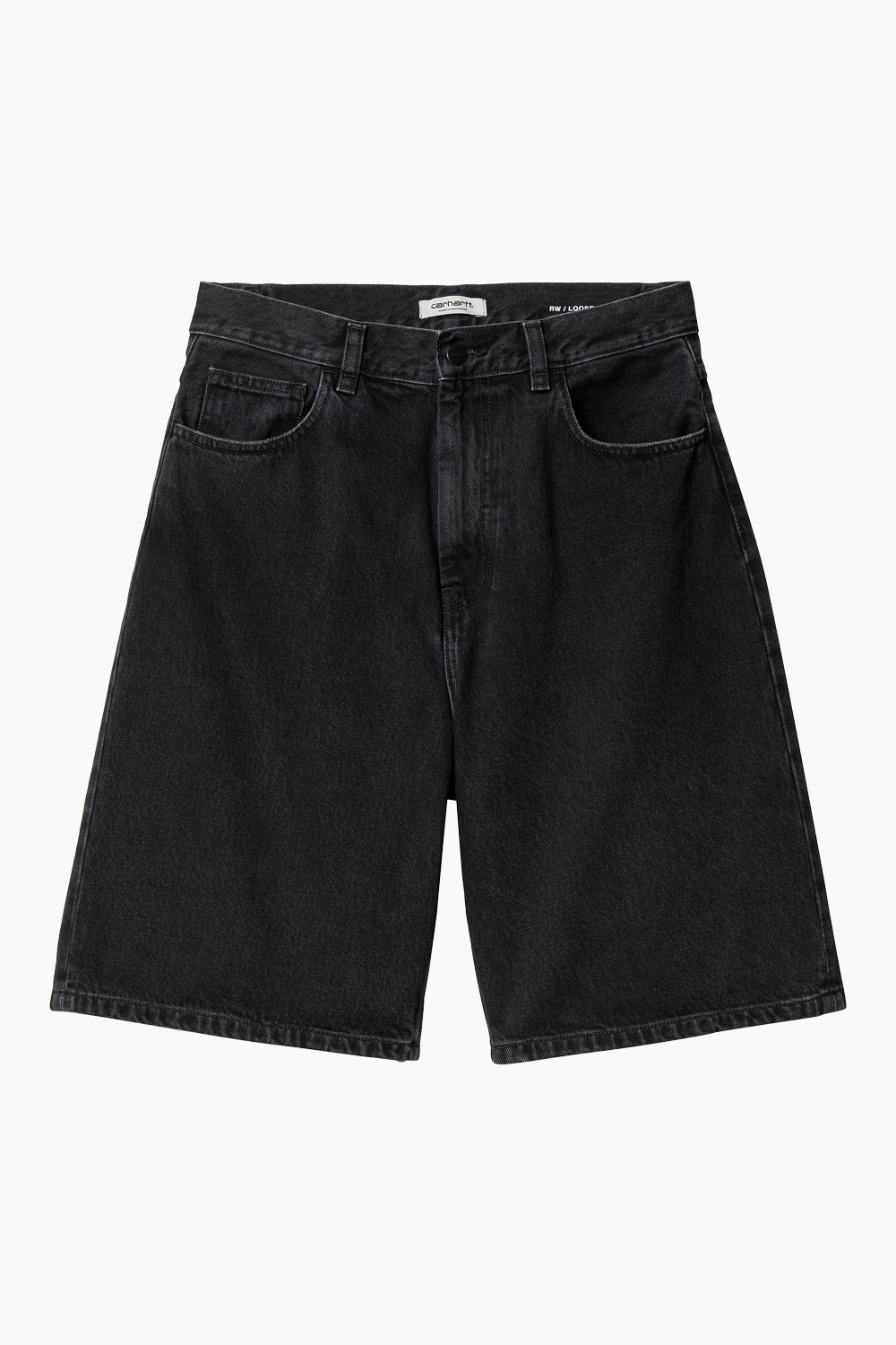 W' Brandon Short - Black Stone Washed - Carhartt WIP