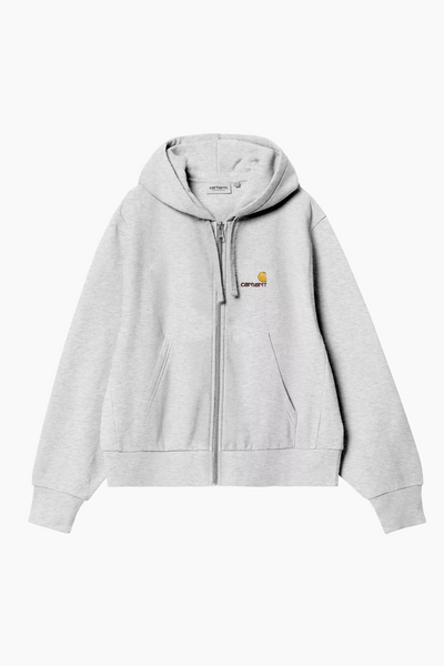 W' Hd American Script Sweat - Ash Heather - Carhartt WIP
