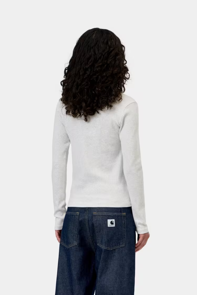 W' L/S Philipa T-Shirt - Ash Heather - Carhartt WIP