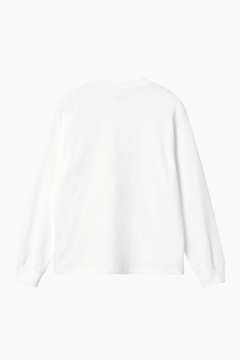 W' L/S Pocket T-Shirt - White - Carhartt WIP