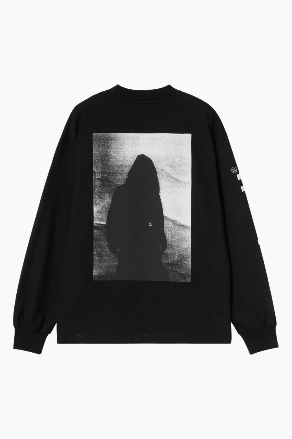 W' L/S Archive Script T-Shirt - Black - Carhartt WIP