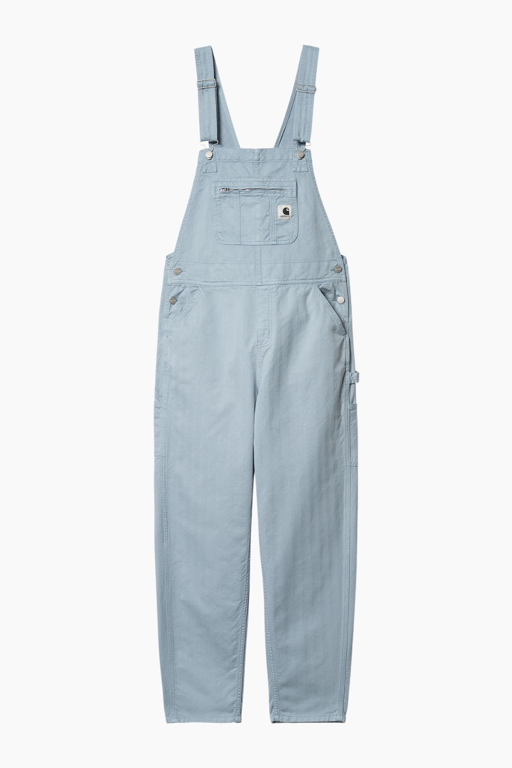 W' Norris Bib Overall - Misty Sky (Garment Dyed) - Carhartt WIP